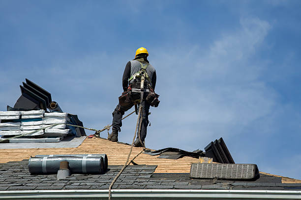 Professional Roofing technician working in Lumberville, PA